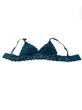 Momanda Lace Plunge Wireless Nursing Bralette - 36B Spruce Green